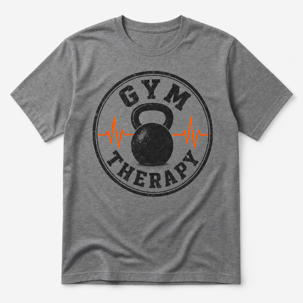 Gym Therapy Badge Tee - T-Shirt - All over printed 2f3d1758-896e-486e-8eb9-042282938174.png