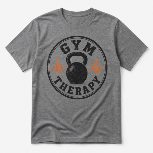 Gym Therapy Badge Tee - T-Shirt - All over printed 2f3d1758-896e-486e-8eb9-042282938174.png
