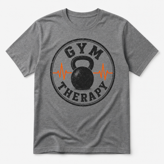 Gym Therapy Badge Tee - T-Shirt - All over printed 2f3d1758-896e-486e-8eb9-042282938174.png