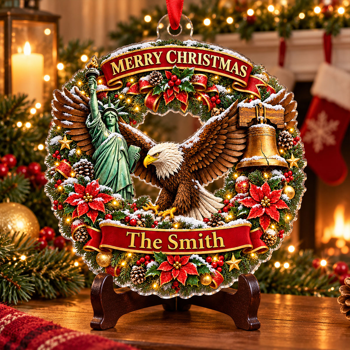 Proud Hearts, Strong Nation - Personalized Acrylic Ornament - Christmas Acrylic Ornament 2fe3fbdd-9810-4c76-aff2-df102d6b1926-4-1-.jpg