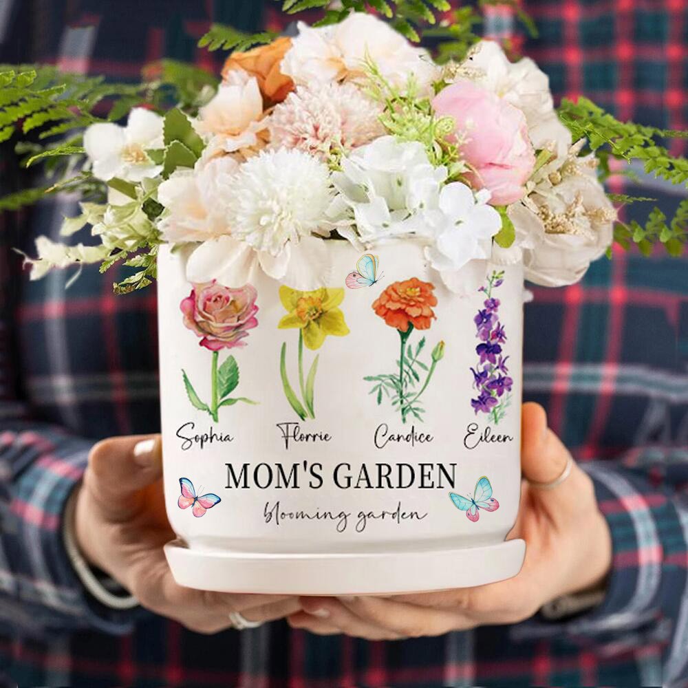 Personalized Grandma's Garden Outdoor Flower Pot With Grandkids Name and Birth Flower For Mother's Day 2ylkldkc_pz_csi4d5y8x_u.jpg