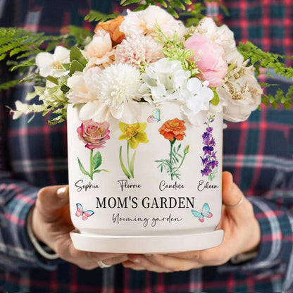 Personalized Grandma's Garden Outdoor Flower Pot With Grandkids Name and Birth Flower For Mother's Day 2ylkldkc_pz_csi4d5y8x_u.jpg