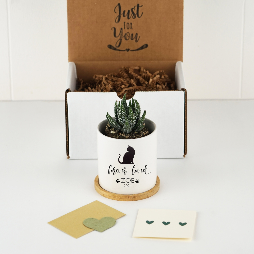 Forever Loved Memorial Cat - Personalized Plant Pot And Vase - Memorial Cat 3-1_575434f7-aa2e-4848-9f32-a6cd906ace4a.png