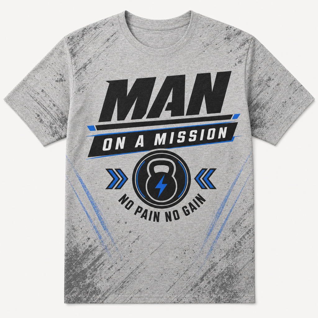 Man on a Mission Gym Tee - T-Shirt - All over printed 30a5a49f-f52b-4d23-b132-cab03677a2f0.png