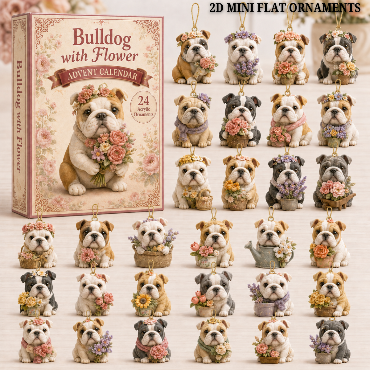 Bulldog With Flower Advent Calendar 2026 - 24-Day Festive Countdown, Acrylic Charms Blind Box - Gift For Bulldog Lovers 31edee0a-ca9e-4792-8695-3d224b89b6ea-bulldog-text.png