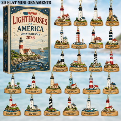 Lighthouses of America Advent Calendar 2026 - 24-Day Festive Countdown, Acrylic Charms Blind Box - Gift For Ocean Lovers, Family & Friends 322b0c8d-67c9-44dd-860c-9342a5ff305b-light-house-text.png