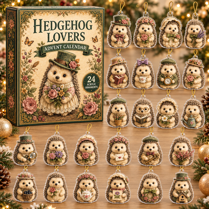 Vintage Hedgehog Lovers Advent Calendar 2026 - 24-Day Festive Countdown, Acrylic Charms Blind Box - Gift For Hedgehog Lovers 32749720-007c-4cad-8983-3c11bdba60a5-hedgehog-box-charms.png