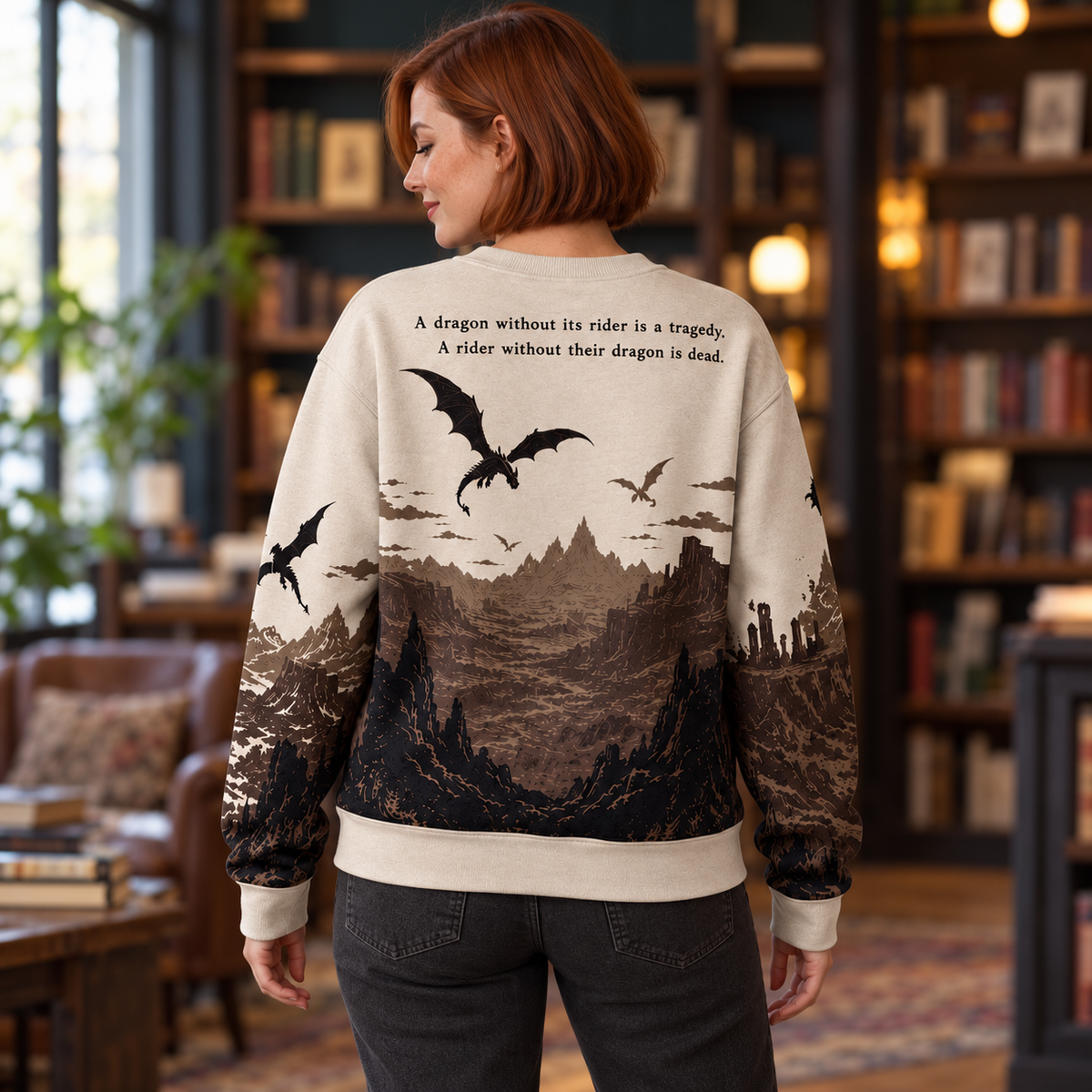 Fourth Wing Knitted Sweatshirt, Basgiath War College Jumper, Rebecca Yarros Dragon Rider Bookish Gift, Fantasy Reader Jacquard Knitwear for Her, Hims 32ffc480-62be-48cd-97e3-d3d2d9c28527-M-t-sau-o-r-ng-trong-hi-u-s-ch-2.png