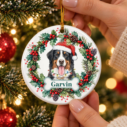 Custom Pet Portrait Christmas Watercolor Art - Personalized Ornament 340f3c21-1f66-485c-9ccf-bfc9b5ae205b-Custom_Pet_Portrait_Christmas_Watercolor_Art_Personalized_Ornament_3.jpg
