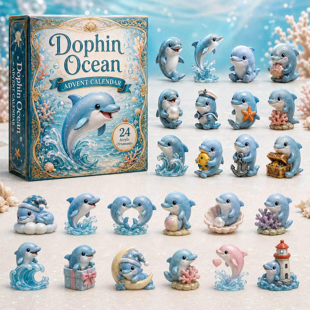 Dolphin Ocean Advent Calendar 2026 - 24-Day Festive Countdown, Acrylic Charms Blind Box - Gift For Ocean Lovers 342e5224-7704-4977-9e06-358c181c96c6-dolphin.jpg