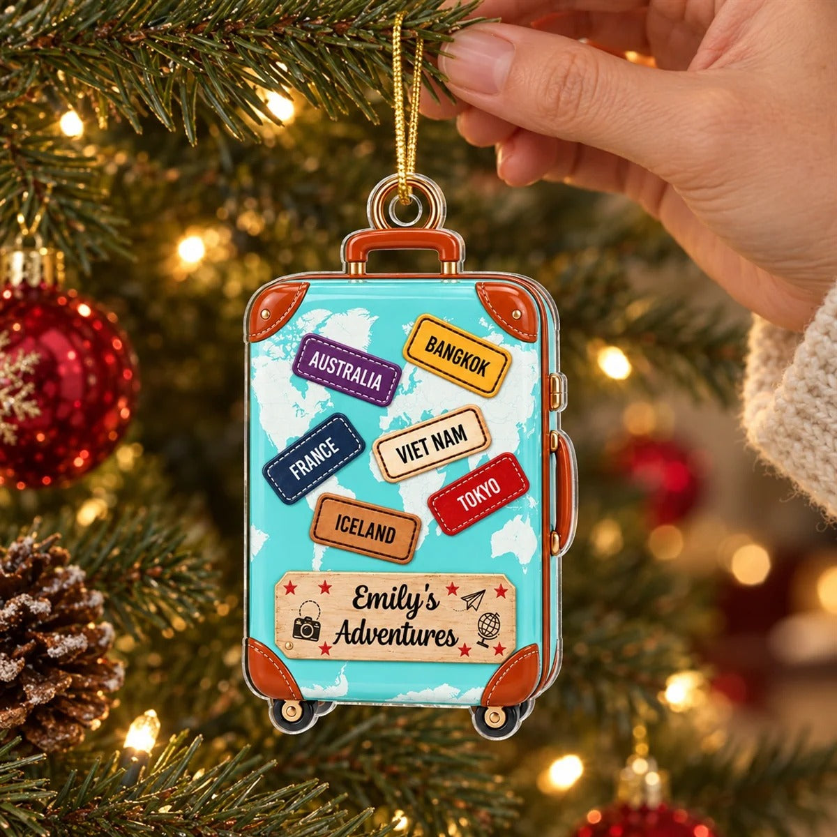 Suitcase Travel World Map - Personalized Acrylic Ornament - Christmas Keepsake Ornament 34ec22bf-9f91-4faf-b2af-12fe165cace5-S6H55t9Gzb__pod220260908857_web_06.jpg