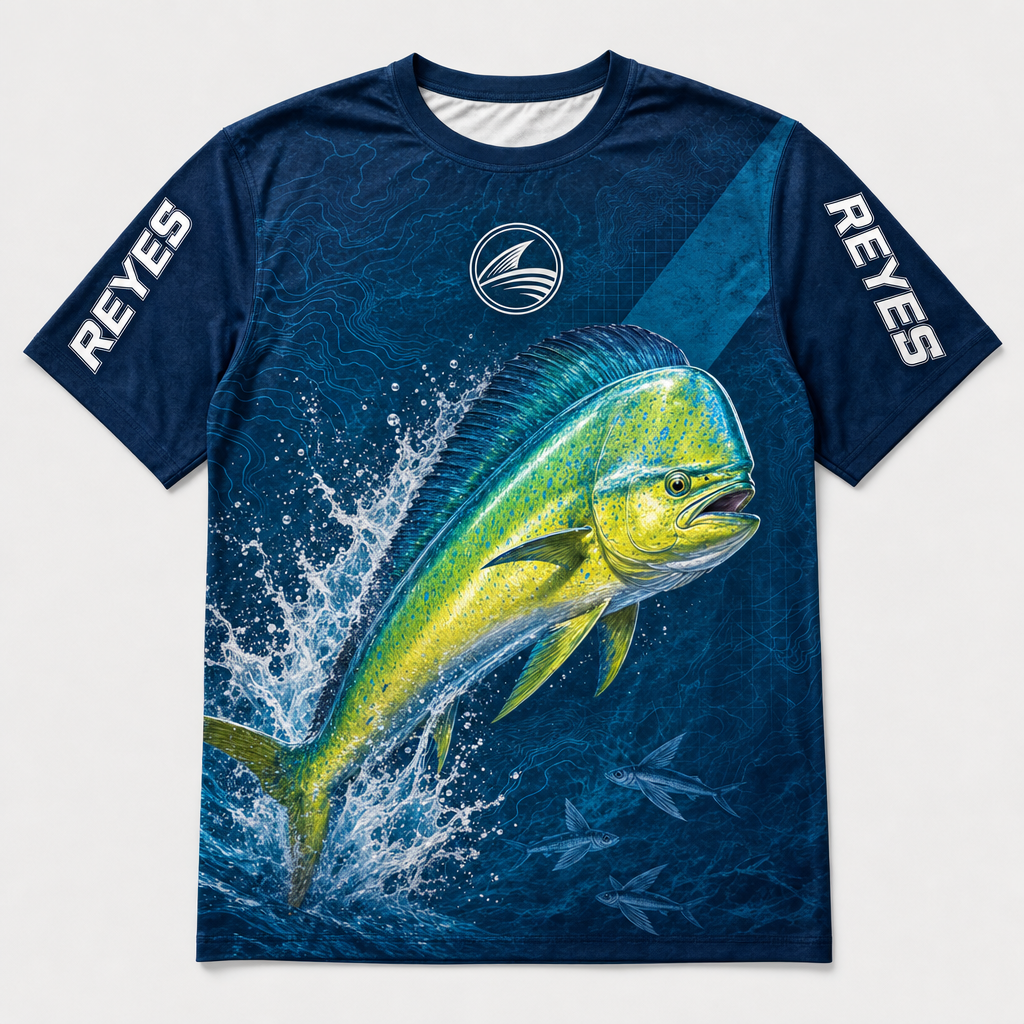 Custom Mahi‑Mahi Angler AOP Tee - Personalized T-Shirt - All Over Printed 351b5202-078e-4097-8619-e1afedcd480c.png