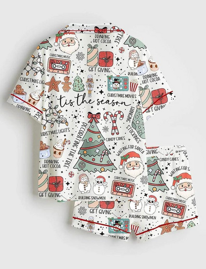Retro Christmas Tis The Season Christmas Cute Santa Holiday Hot, Print Short Sleeve Satin Pajama Set, Pajama Nightwear Set for Her Women 35256e98-d227-4f5d-acb3-0be0502dd0d3-t-i-xu-ng-75-.png