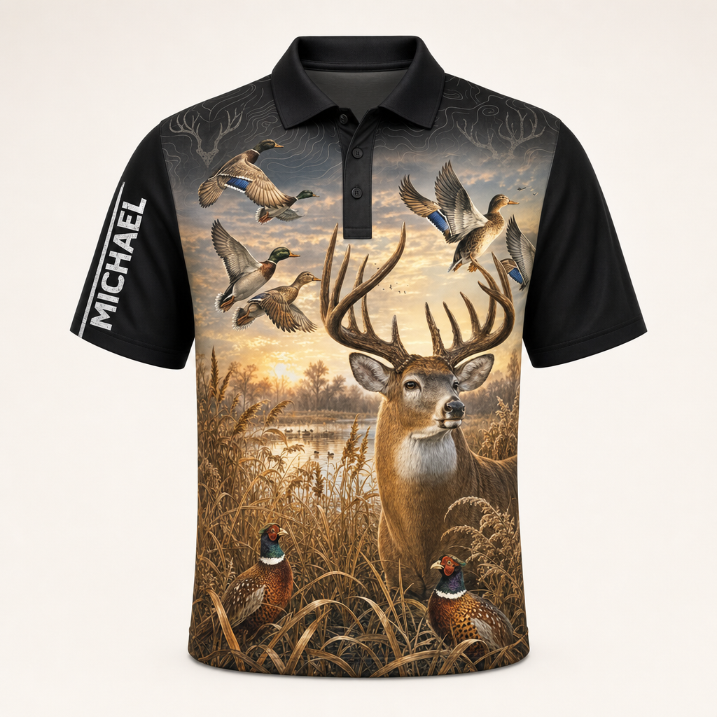 Wild Marsh Hunter AOP Polo — Personalized Sleeve Name - Personalized Polo shirt - All over printed 35945634-74f9-4070-b849-2ef567f1a44f.png