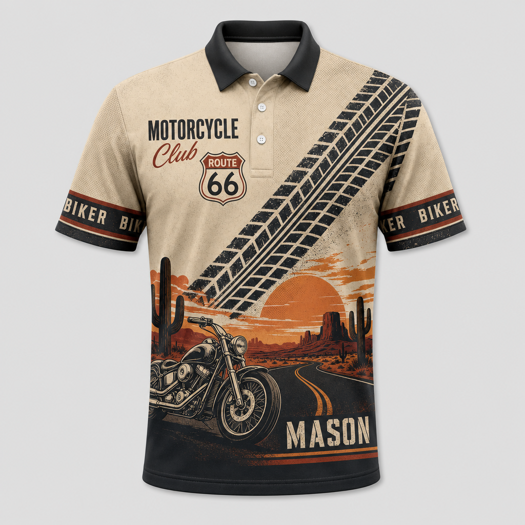 Route 66 Motorcycle Club – Personalized AOP Polo - Personalized Polo shirt - All over printed 35addd22-ed4d-4b76-94f8-134bea3dd298.png