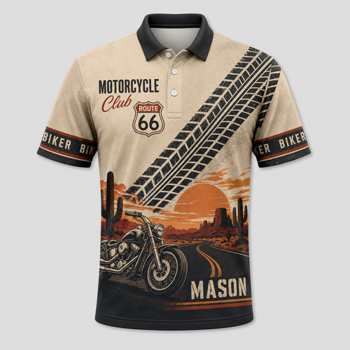 Route 66 Motorcycle Club – Personalized AOP Polo - Personalized Polo shirt - All over printed 35addd22-ed4d-4b76-94f8-134bea3dd298.png