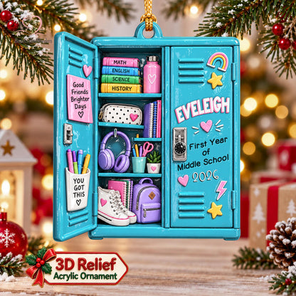 Middle School Ornament, Middle School Locker 3D Ornament, First Year of Middle School Gift, Teenager Ornament, Christmas Gift For Daughter 35bb93cc-c814-4118-a63a-2efd8e81c873-1.jpg