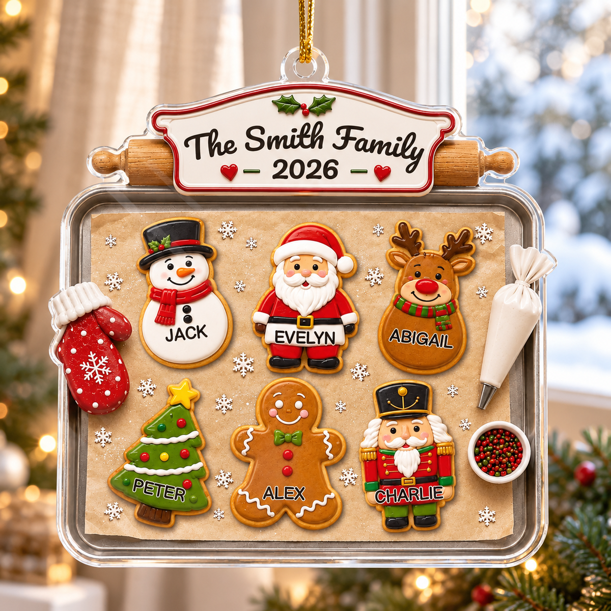Sweetest Family In The World - Personalized Acrylic Ornament - Christmas Gift For Family 35e5ea50-48fd-40b2-91fe-f5b636cf109c-banner-1.png