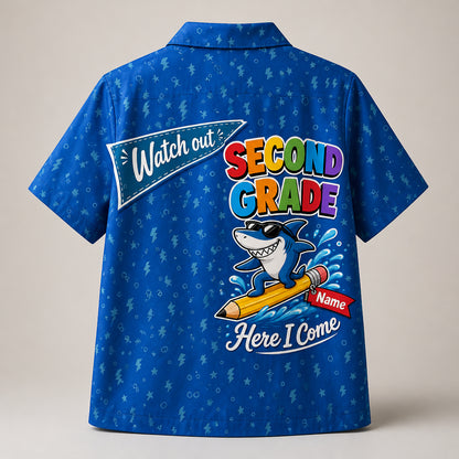 Watch Out Second Grade Shark AOP Kids Hawaiian – Personalized Name - Personalized Hawaiian Kids Shirt - AOP 35ee6a47-a960-4113-9c32-8dc1afd9ec33.jpg