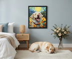 Colorful Pet Garden Portrait - Personalized Canvas Poster