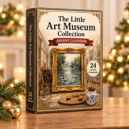 Art Museum Advent Calendar 2026 - 24-Day Festive Countdown, Acrylic Charms Blind Box - Gift For Art Lovers 368c11bf-16c3-43b3-b18f-6bf7d3d26c91-museum-box.png