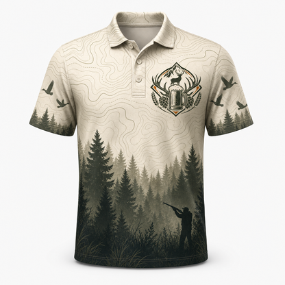 Beer & Hunting — Maybe 3 People AOP Polo - Polo shirt - All over printed 36de935c-9a67-4f96-84dd-316949842487.png