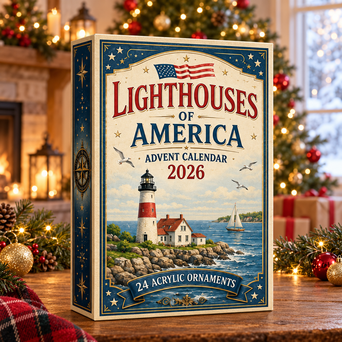 Lighthouses of America Advent Calendar 2026 - 24-Day Festive Countdown, Acrylic Charms Blind Box - Gift For Ocean Lovers, Family & Friends 3749897a-0557-4846-a63c-ffae78e69e47-light-house-box.png
