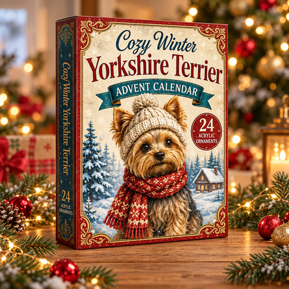 Cozy Winter Yorkshire Terrier Advent Calendar 2026 - 24-Day Festive Countdown, Acrylic Charms Blind Box - Gift For Yorkshire Terrier Lovers 378e4e8c-4480-4bfc-a3ae-bd94dce7c962-yorkshire-bpx.png