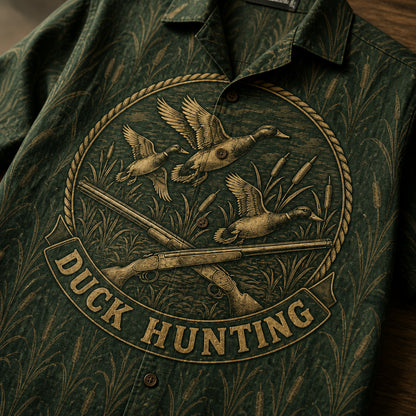 Duck Hunting Hawaiian Shirt with Custom Family Name - Personalized Hawaiian Shirt 37a3add6-9007-4868-8529-9426bc347f1a.jpg