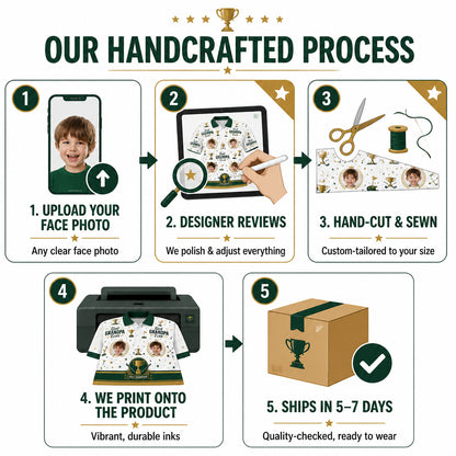 Best Grandpa Ever Golf Polo - How it is made