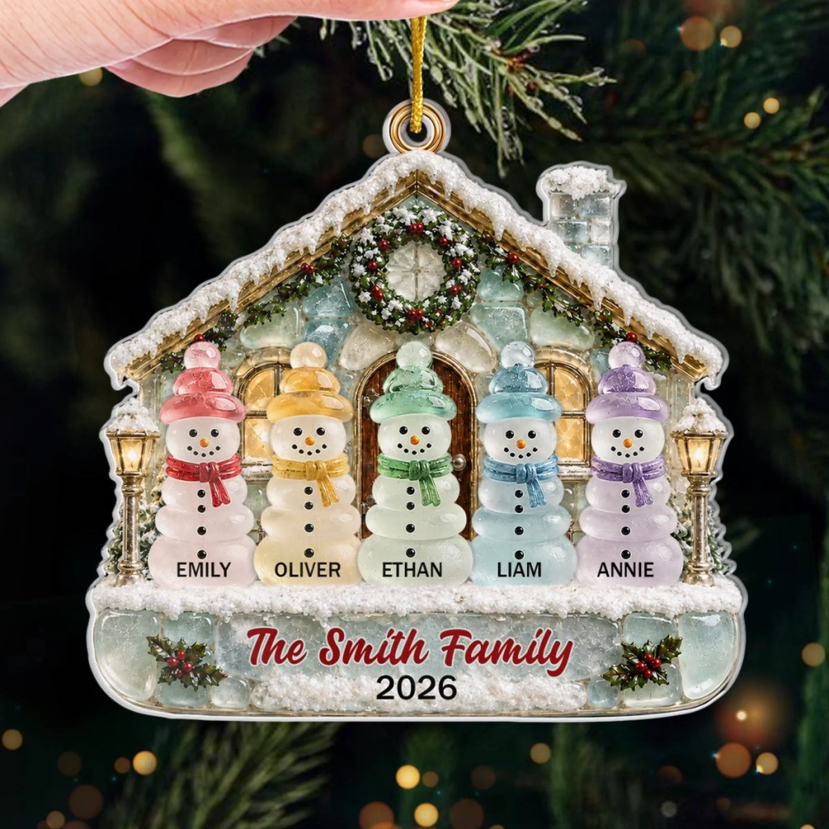 Cozy Christmas Sea Glass Snowman - Personalized Acrylic Ornament - Christmas Birthday Gifts For Family 38a190bc-5806-4dd4-99a1-cb0dcb0bd3d1-banner-4.jpeg