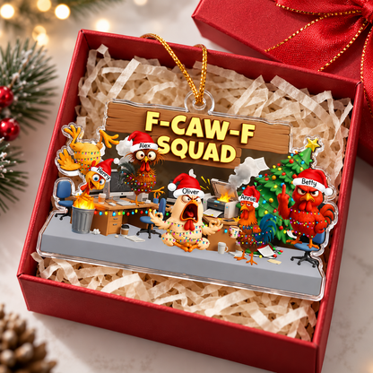 F-Caw-F Squad - Funny White Elephant Party Exchange Gift For Coworker Team - Personalized Acrylic Ornament 38da7f71-b97b-456a-bb76-5de187851206-t-i-xu-ng-10-.png