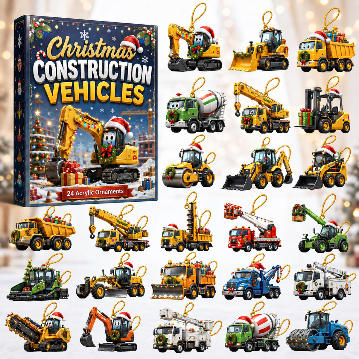 Christmas Construction Vehicles Advent Calendar 2026 - 24-Day Festive Countdown, Acrylic Charms Blind Box - Gift For Kids, Family & Friends 39d3dccb-c250-4854-9430-404eca030ae1-construc-vehicles-box-charms.png