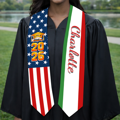Custom Name Stoles - Personalized Graduation Stoles