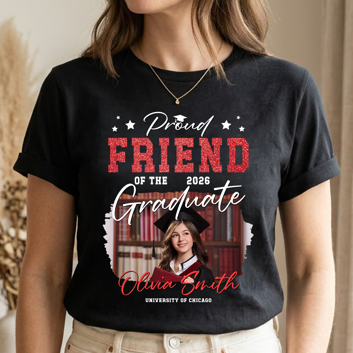 Congrats Graduation 2026 Personalized Graduation T-shirt