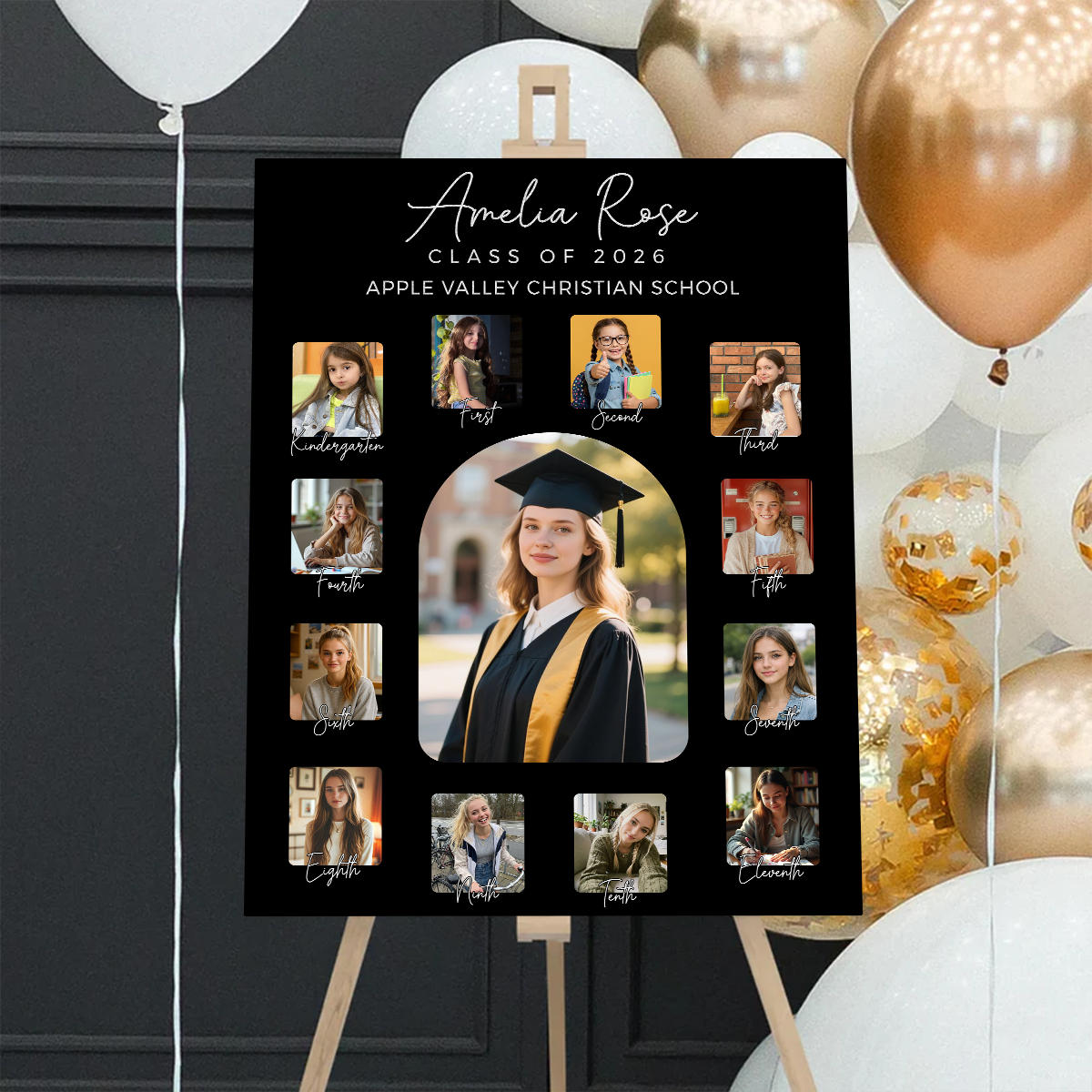 Graduation K-12 Graduation - Personalized Welcome Sign