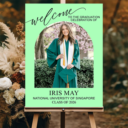 Minimalist Graduation Class Of 2026 - Graduation Welcome Sign Party