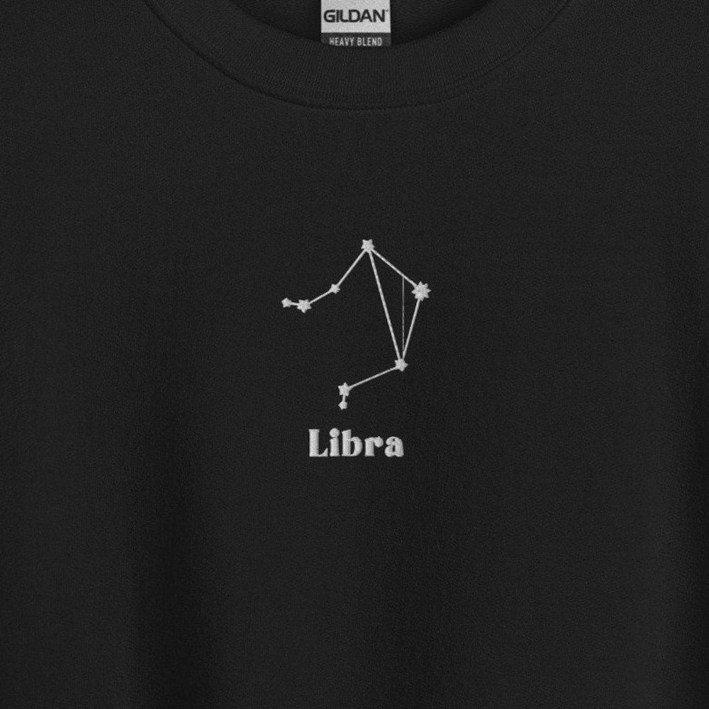 Libra Embroidered Sweatshirt, Embroidered Libra Crewneck Sweater, Embroidered Zodiac Shirt, Libra Shirt, Constellation Shirt 3_0e8bd72c-a01c-40e6-abae-cf18211db968.jpg