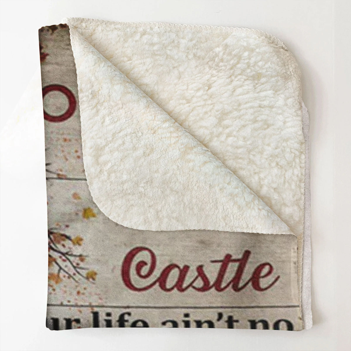 Best Valentine Gift For Girlfriend, Our Home Ain't No Castle Personalized Blanket - Gift For Couple 3_1.jpg
