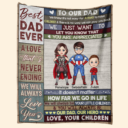You Will Always Be My Loving Dad - Personalized Blanket - Gift For Father, Dad, Father's Day 3_11018017-4a4e-4065-b9c3-553b5613ab30.jpg