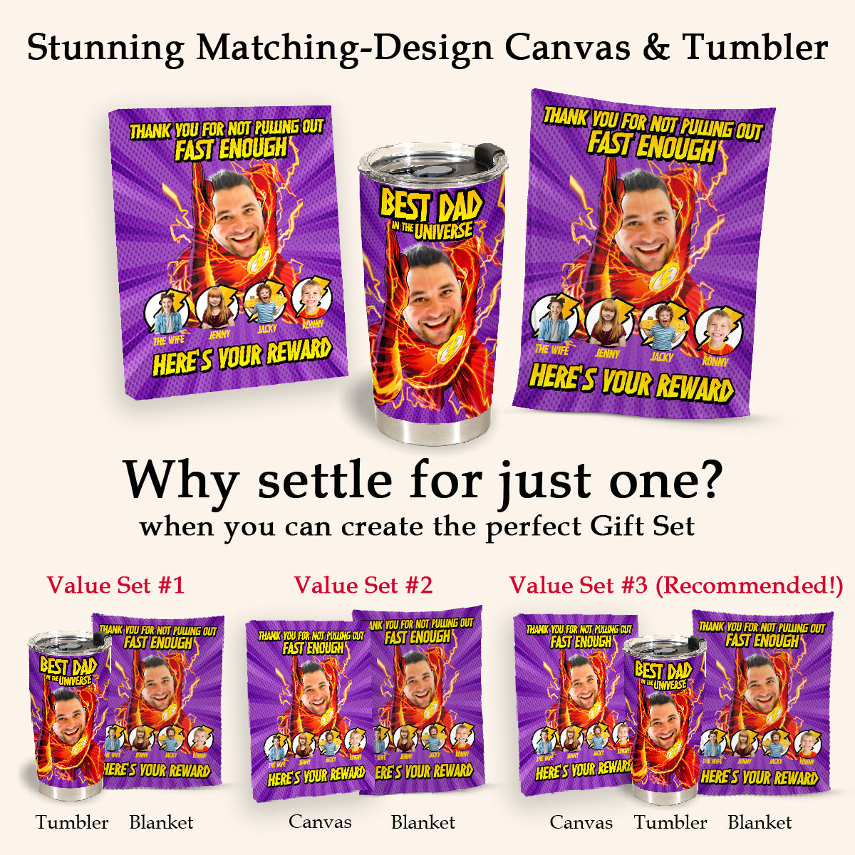 Personalized Photo Blanket For Dad - Best Dad In The Universe - Customized Gifts For Father's Day Birthday Anniversary 3_15e2ee10-d33e-41f9-aad0-824b636dca2b.jpg