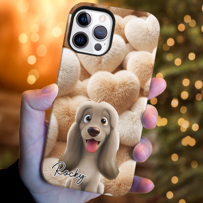 Love My Fur Babies - Personalized Custom 3D Effect Phone Case