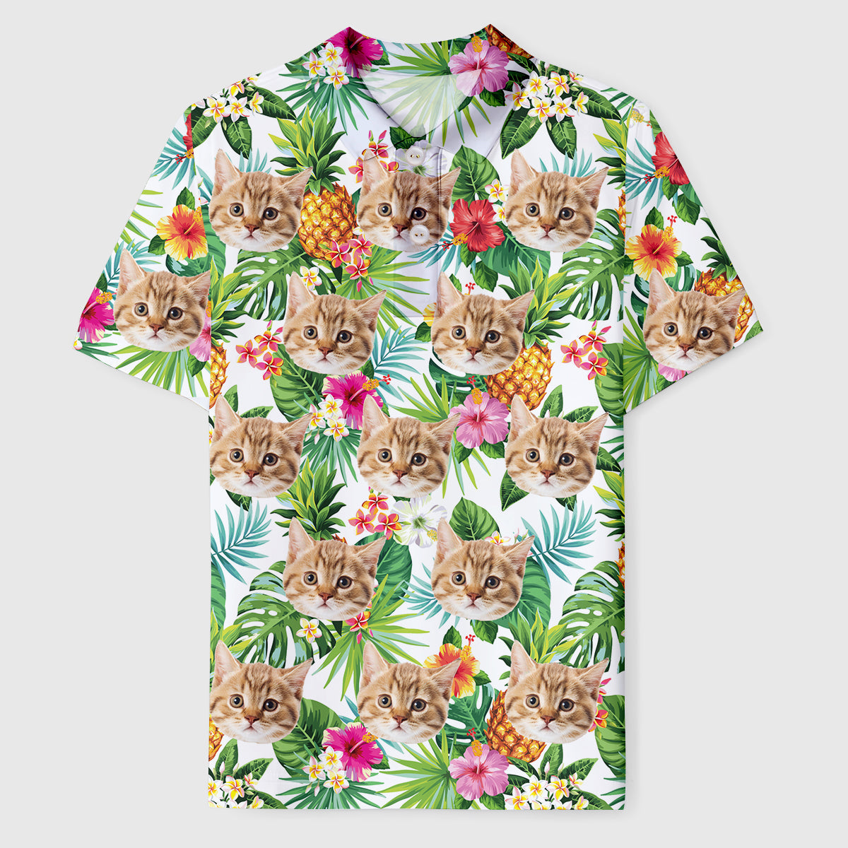 Personalized Hawaiian Polo Shirt with Face, Custom Photo/Logo Polo Shirt for Men, Custom Face Shirt, Custom Short Sleeve, Gift for Dad 3_1f8b5fa9-5dd2-4aa9-9c16-badb15d0b8d8.jpg