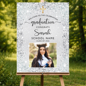 Elegant Class Of 2026 - Graduation Welcome Sign Party