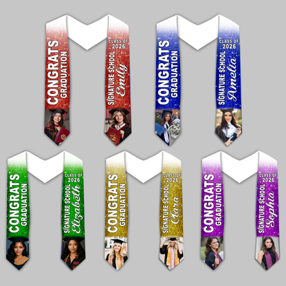 Custom Name Graduation Gift Stoles - Personalized Stoles