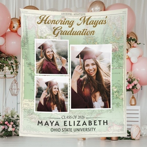 Grad Party Photo - Personalized Graduation Backdrop