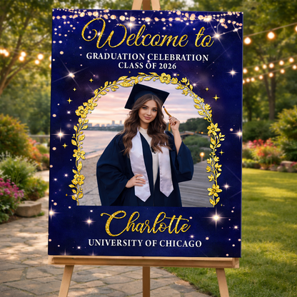 Special Personalized Graduation Welcome Sign Party