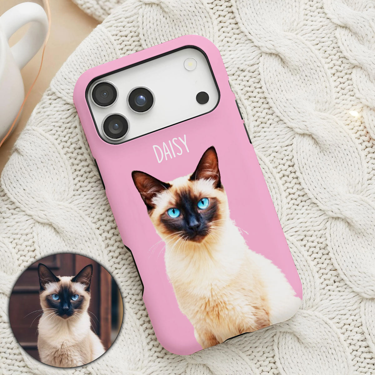 Pet Water Color Keepsake - Personalized Phone Case
