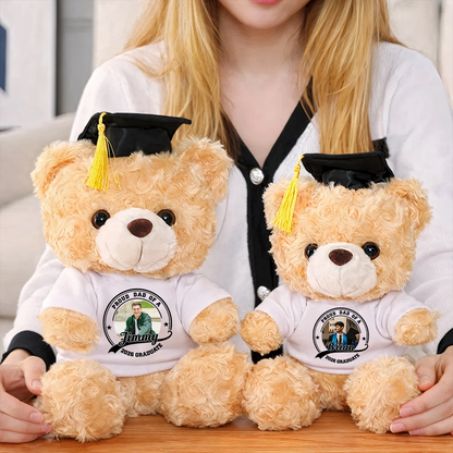 Congrats Graduation So Proud - Personalized Teddy Bear