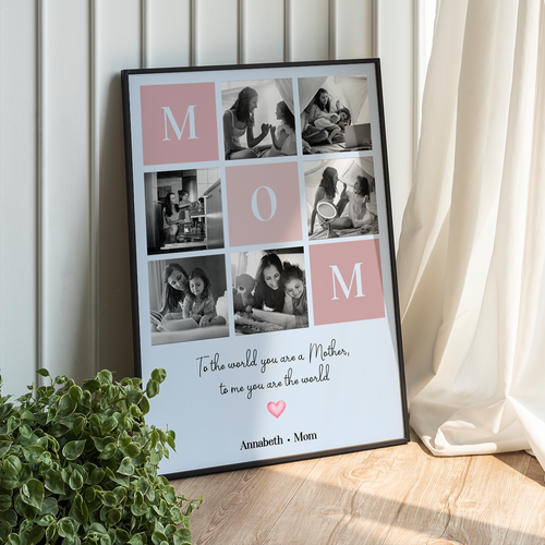 Beautiful Moments Memory Collage - Personalized Photo Poster